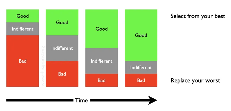 Time and selection results in better bees