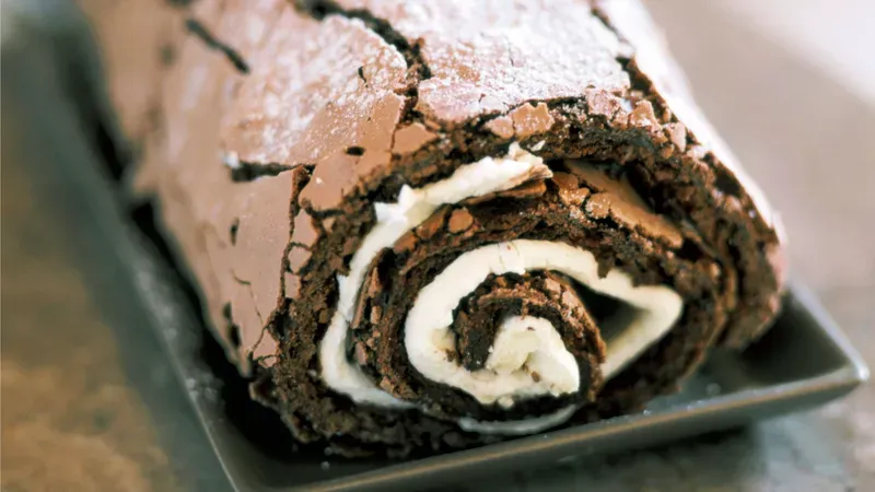 Chocolate roulade