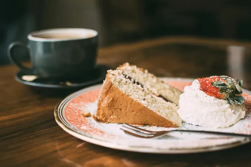 Cake and coffee