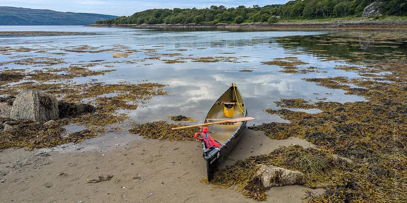 Canoe on the shore