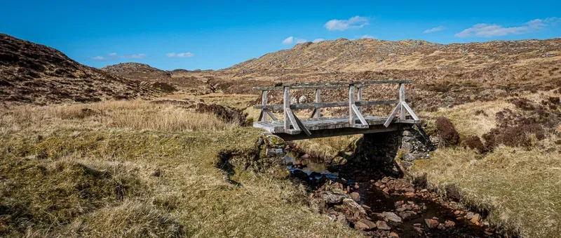 Bridge over a mountain stream