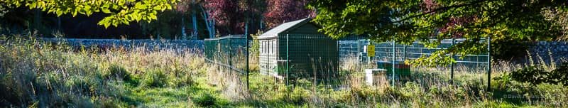 The bee shed in autumn ...