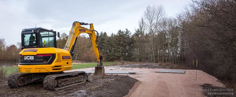 Mid December 2017 - foundations and base installed ...