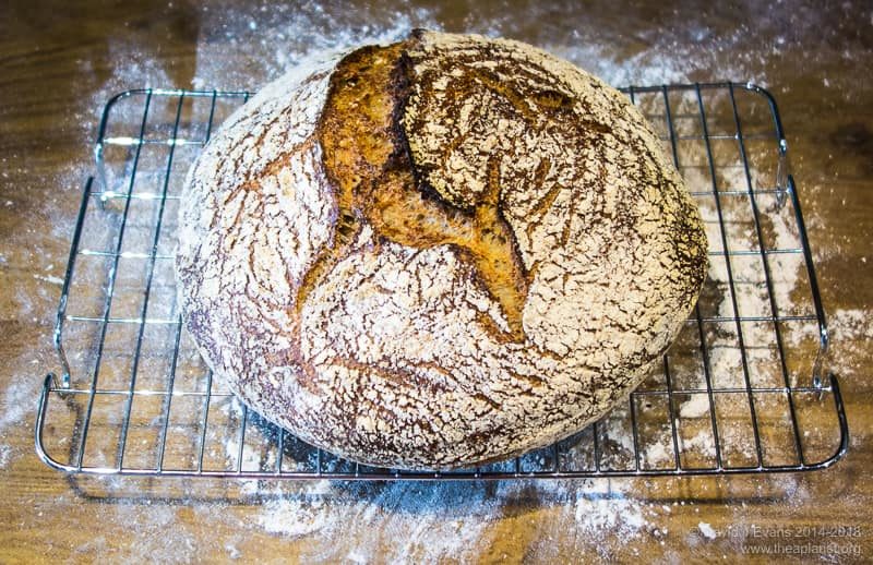 Overnight 20% wholemeal loaf
